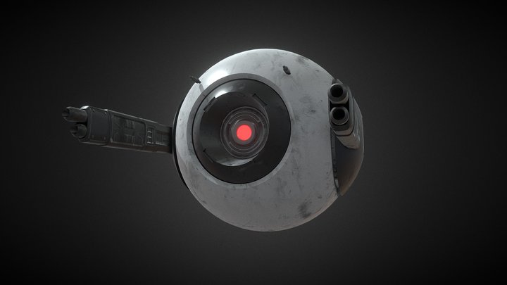 Fighter Drone 3D Model