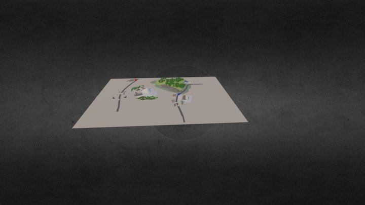 Mapa 3D 3D Model