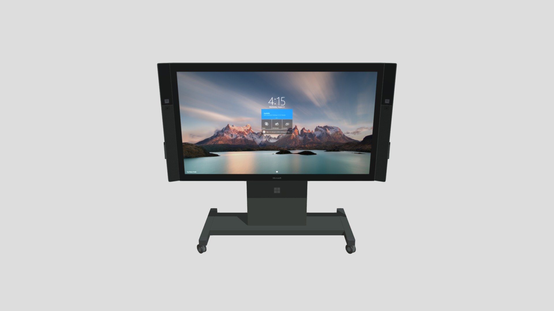 '84 Inch' Surface Hub Download Free 3D model by Sean (Welllan