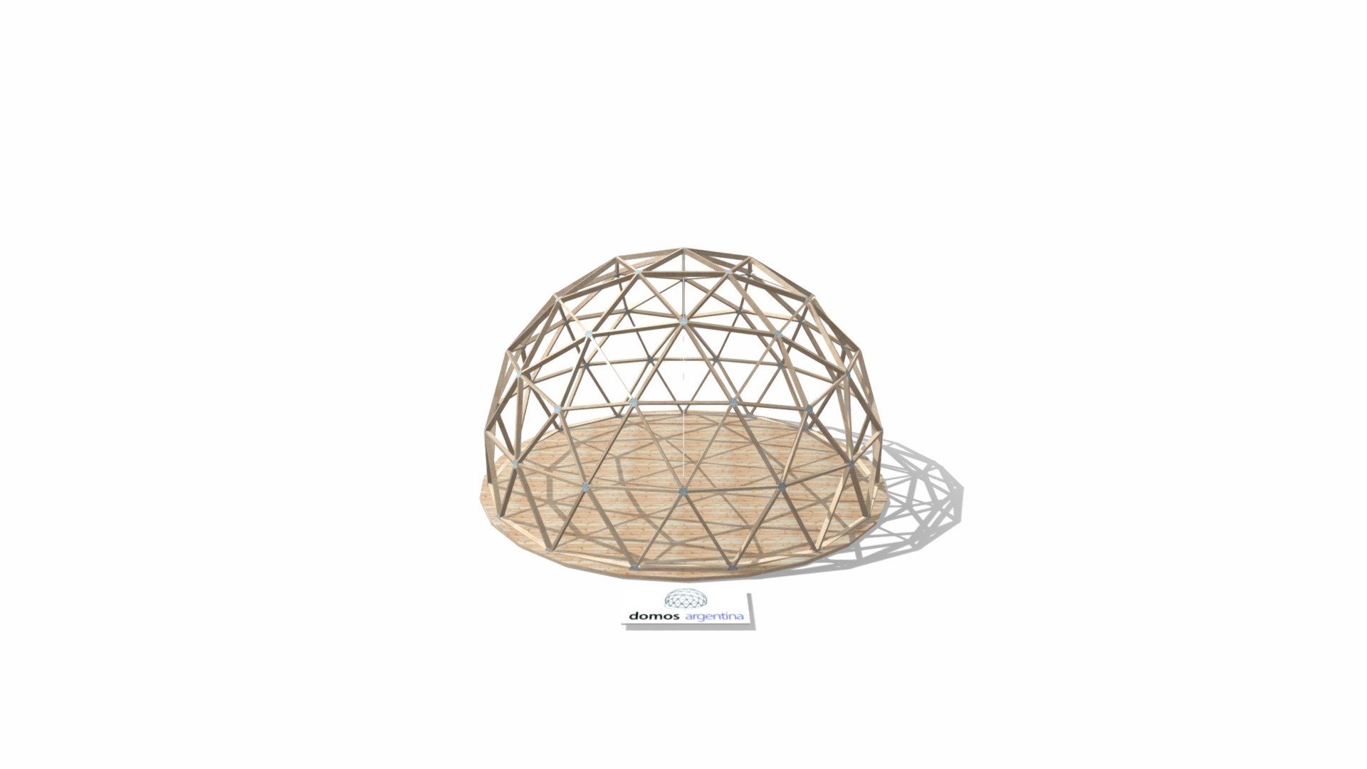 Base Domo Madera sin Enchapar