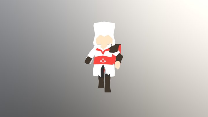 Ezio Auditore Chibi Asset 3D Model