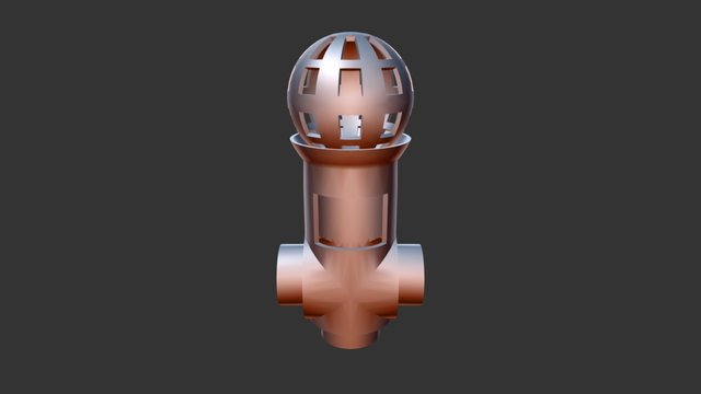 T Cross 1/2" fit 3D Model