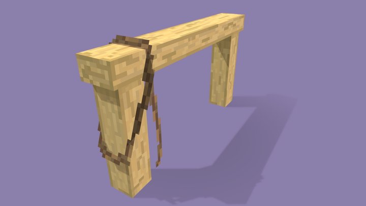 Hitching Post 3D Model