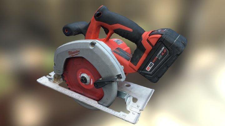 Circular Saw 3D Model
