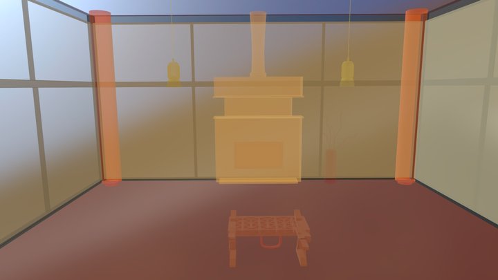 Escena Mesa 3D Model