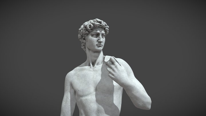David 3D Statue 3D Model