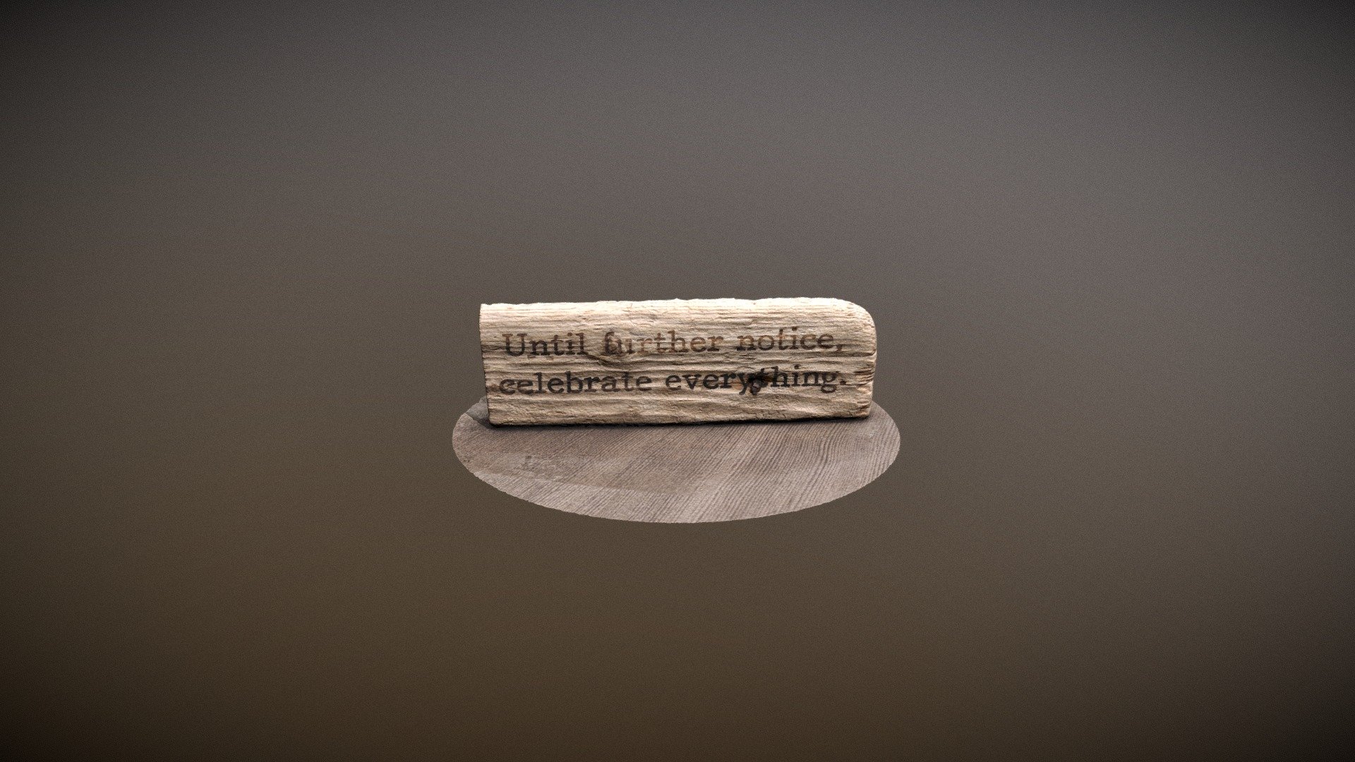 Driftwood Laser-etched(Photoscan)
