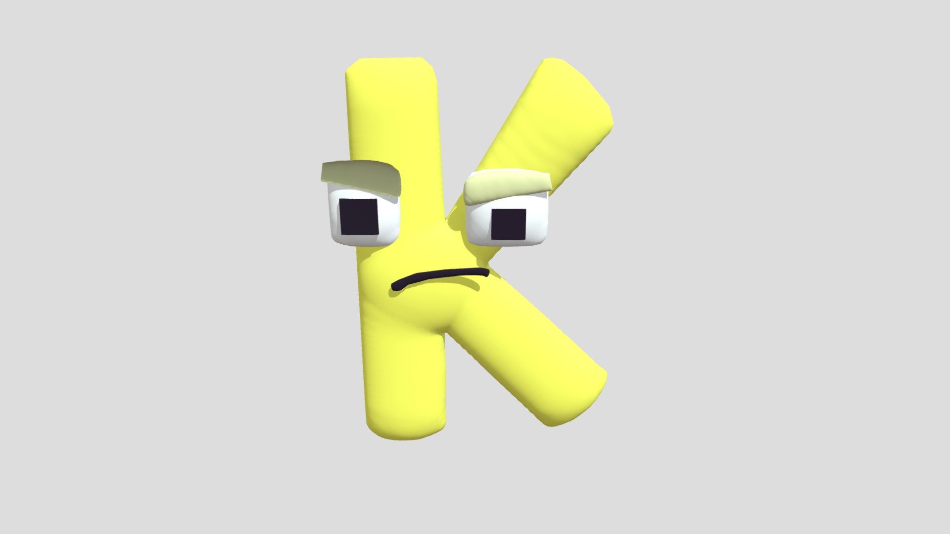 K from Alphabet Lore by TypQxQ, Download free STL model