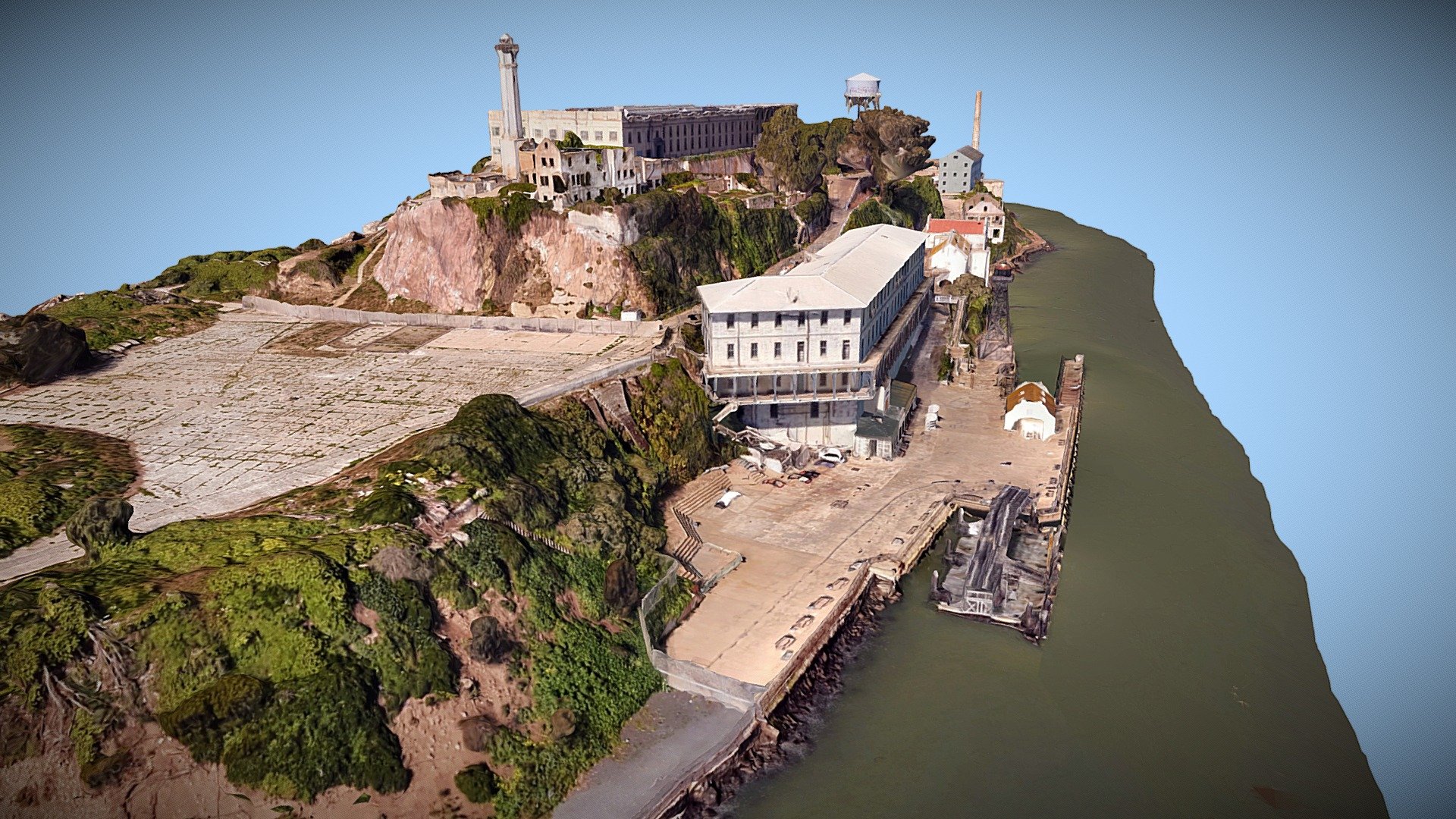 BEST 3D Alcatraz island - scan - Buy Royalty Free 3D model by Alex ...