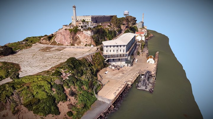 BEST 3D Alcatraz island - scan 3D Model
