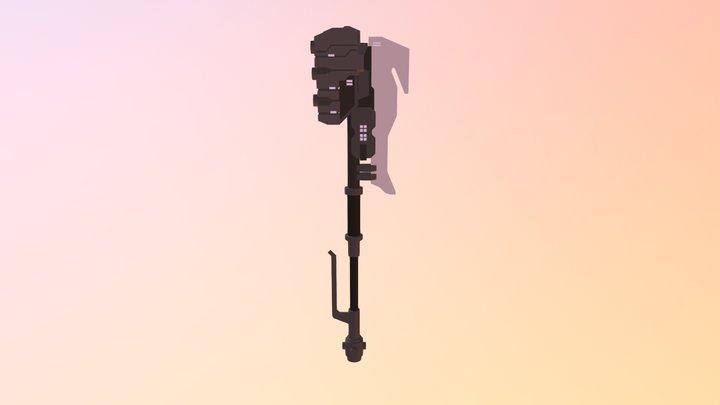 [Minecraft Halo] Gravity Hammer 3D Model