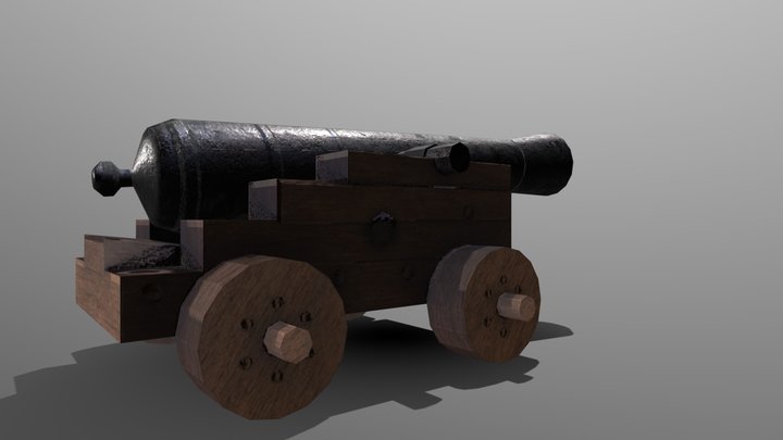 Cannon 3D Model