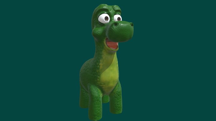 dinossauro for sketchfab 3D Model