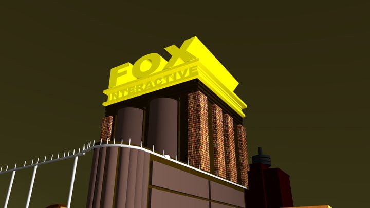 Fox Interactive Logo Remake 2002 3D Model