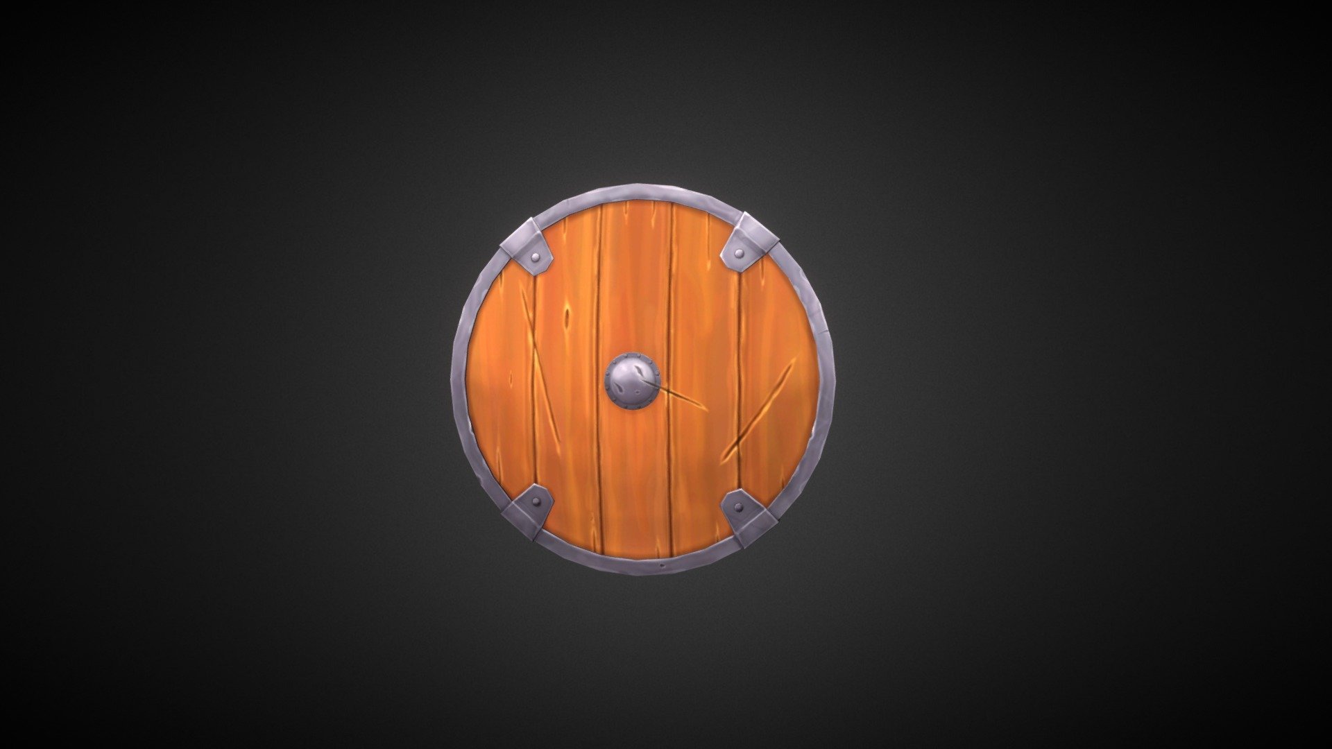 Shield - low poly hand-painted - 3D model by inxx [ee8906e] - Sketchfab