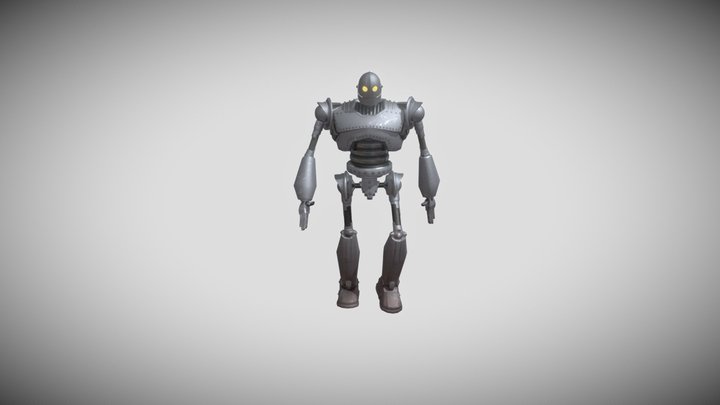 Iron Giant Turntable 3D Model