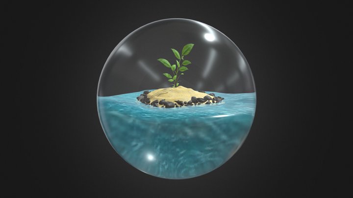 Bubble Island 3D Model