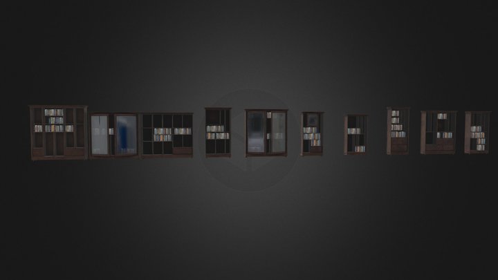 Bookcase generator test 1 – Modello 3D gratuito STL