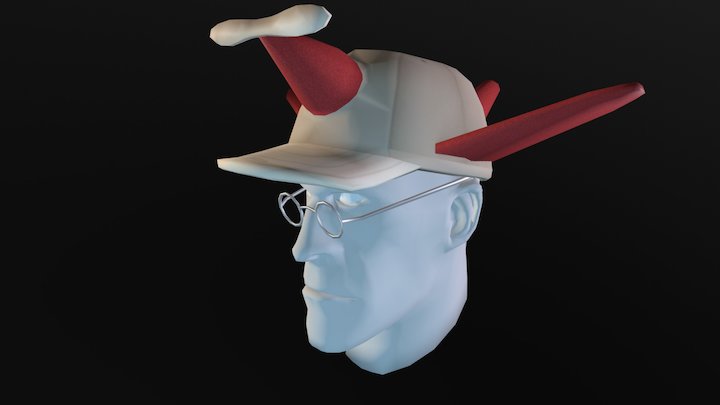 Professor Plane (TF2 Medic Hat) 3D Model