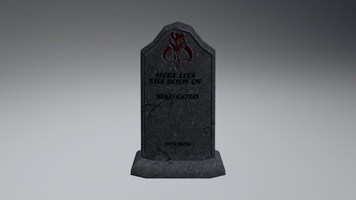 Grave 3D Model