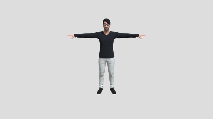 vishal charector || man modle 3D Model