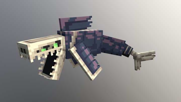 Bonehead Shark 3D Model