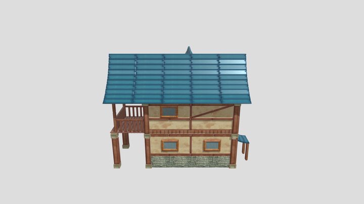 Little medieval house 3D Model