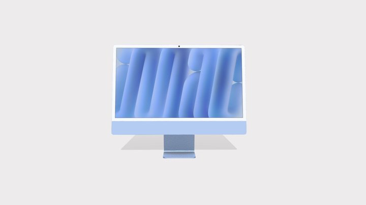 iMac M4 3D Model