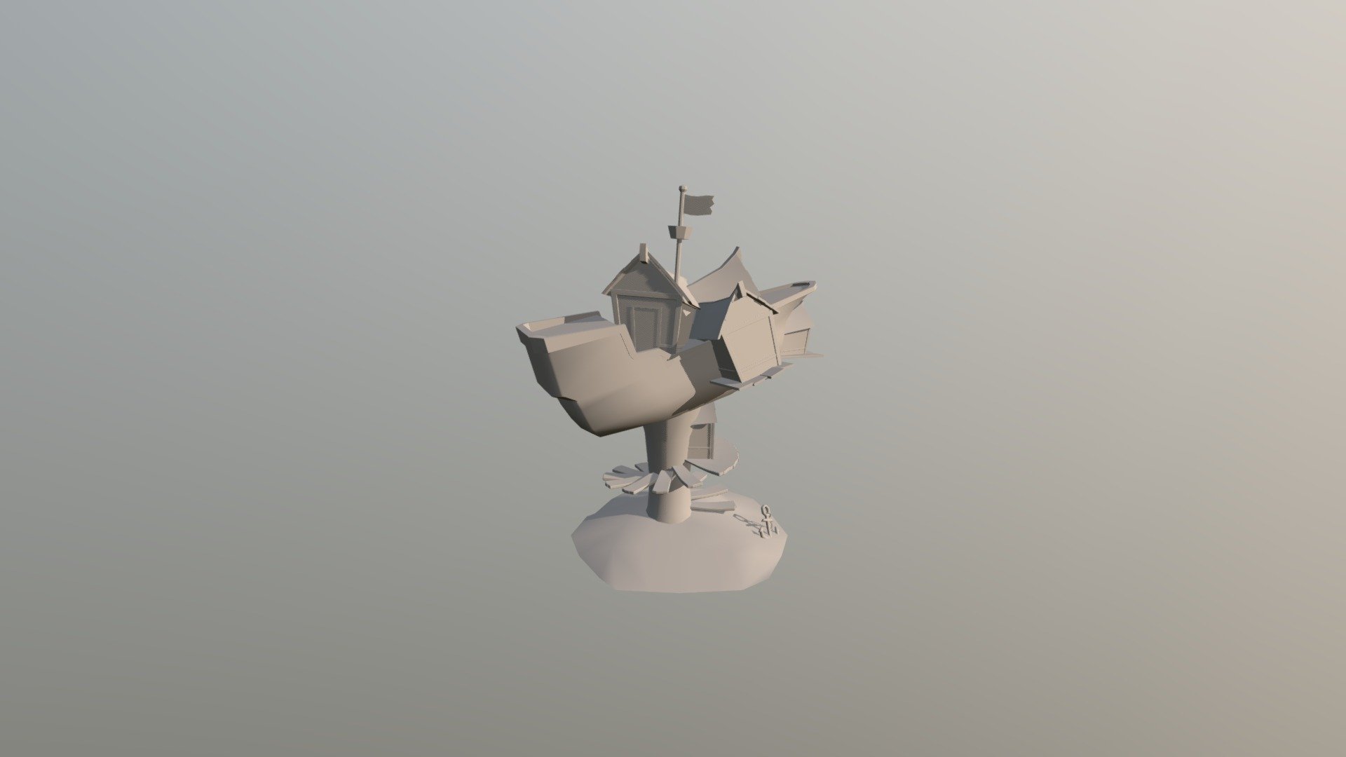 Work in progress Pirate ship tree house
