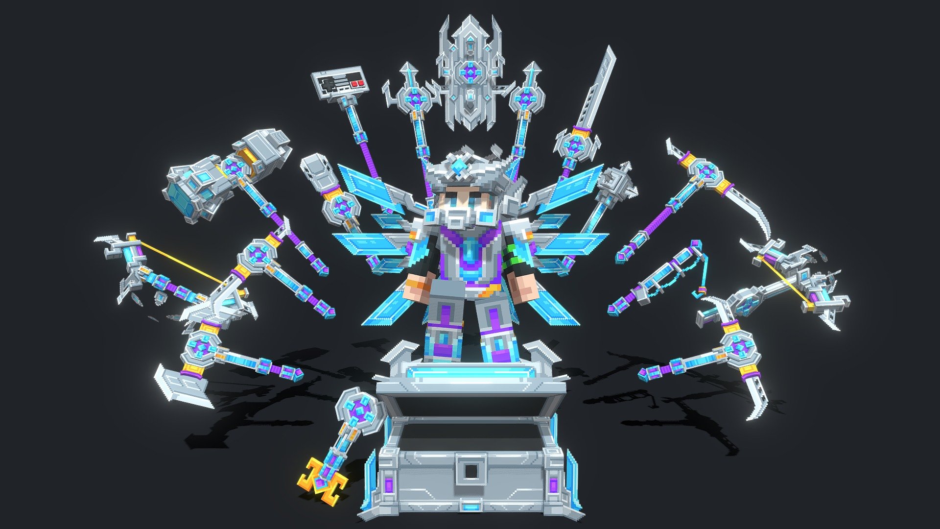 Gamer Collection - 3D model by Polygony (@polygonymc) [ee8e59a] - Sketchfab