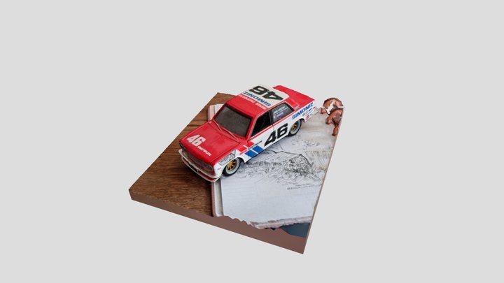 Datsun scale model 3D Model