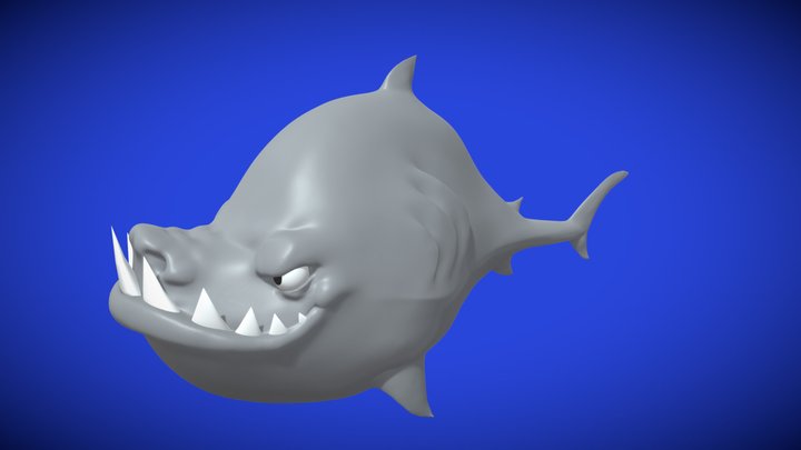 Shark-sculpt12 3D Model
