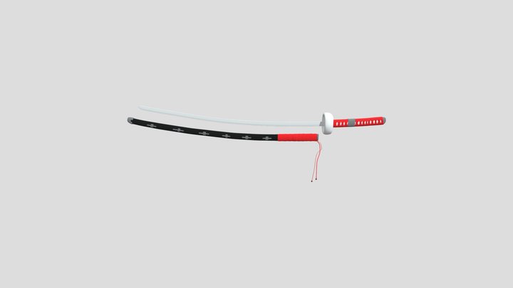Trafalgar Law Katana one piece 3D Model