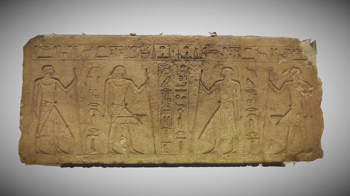 Lintel of the Tomb of Nisuiru Pepiseneb 3D Model