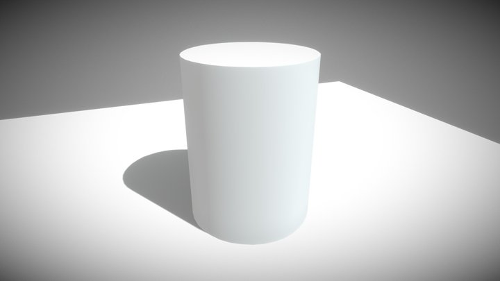 Макет цилиндра 3D Model
