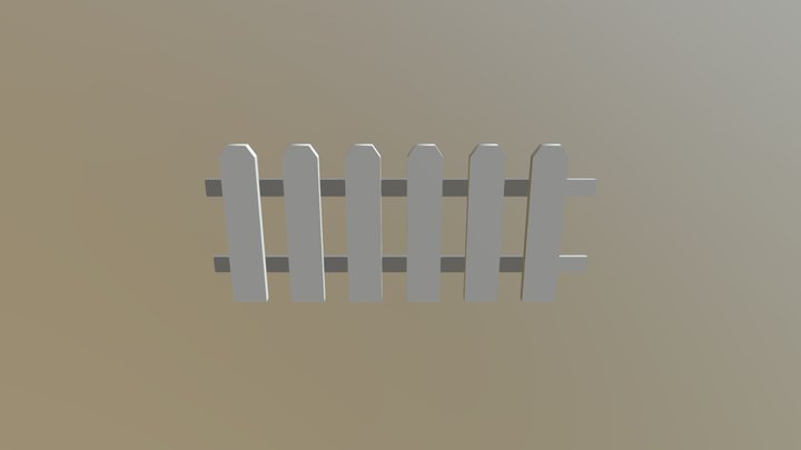 Assignment 5 No. 2 - Fence 3D Model