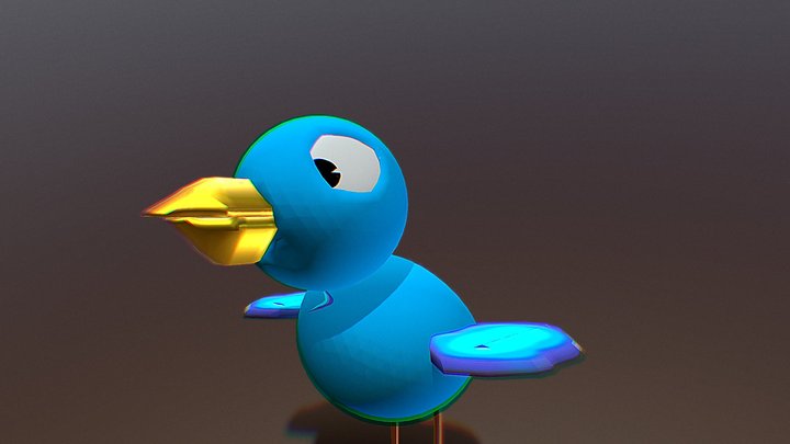 Randy the Rat - Bird 3D Model