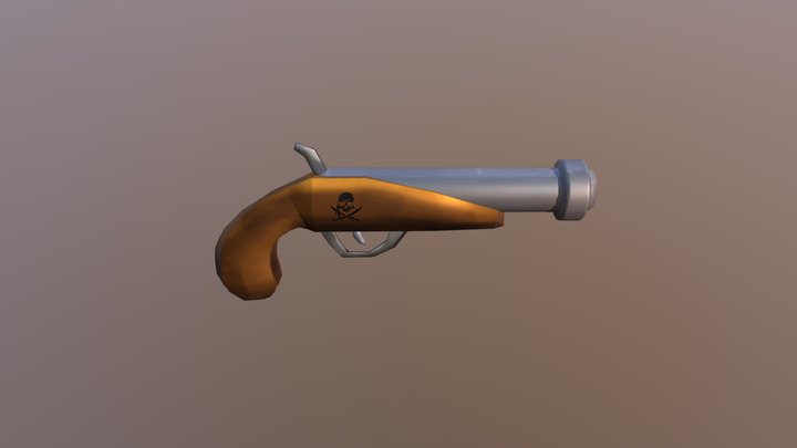 Pirate Pistol 3D Model