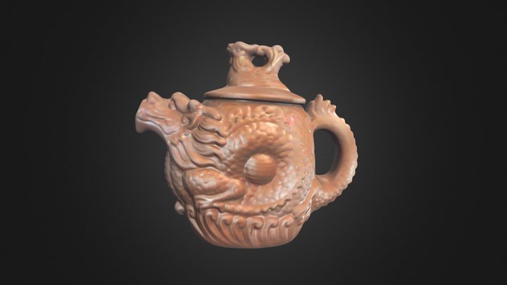 Teapot - Scanned by Creality Otter Lite – Modello 3D gratuito STL