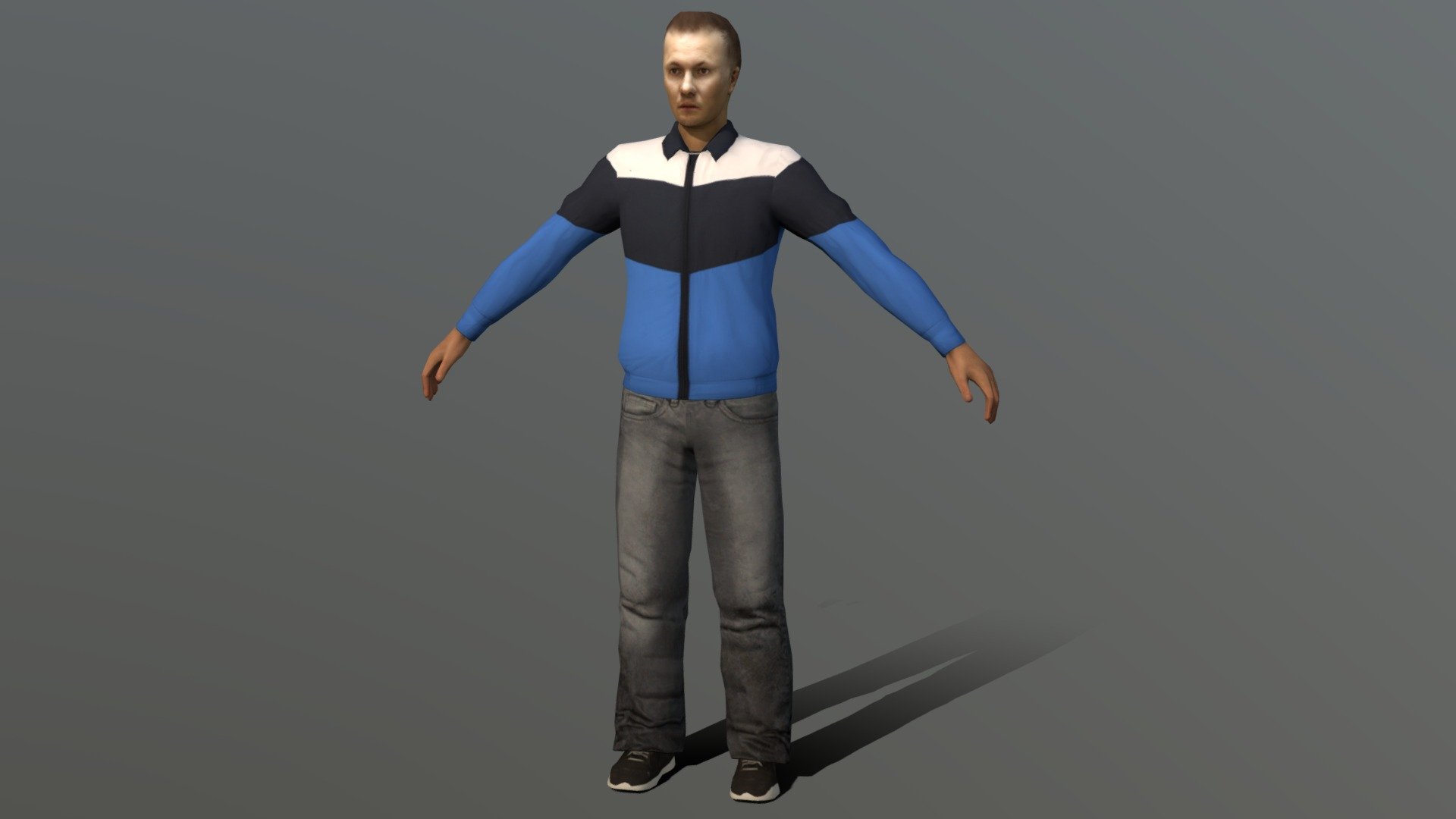 Male LowPoly (Rigged) - #1