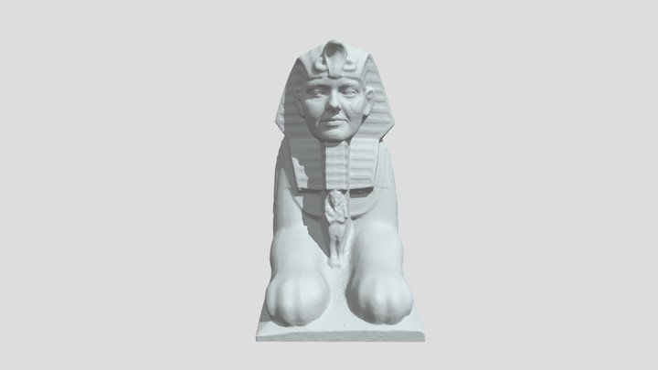 Готов сфинкс с главата ми 3D Model