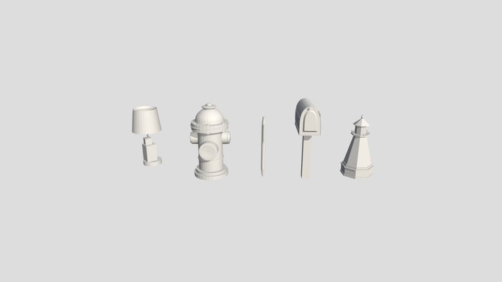 ДЗ - Блокинг. Никита 3D Model