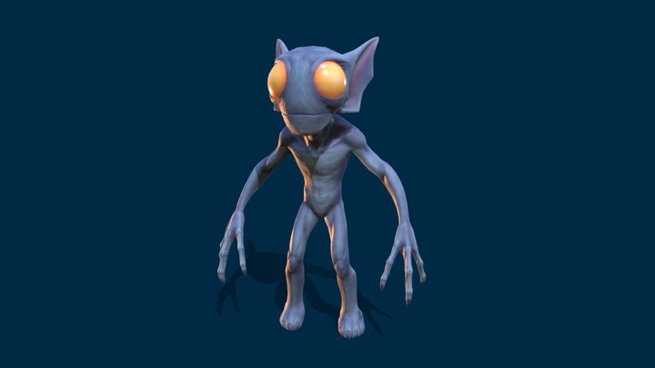 Alien Goblin 3D Model