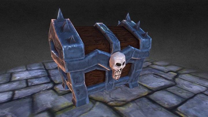 Yet another Treasure Chest 3D Model