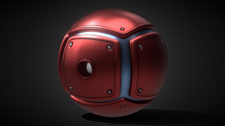 Sci-fi Sphere – Free 3D Model STL