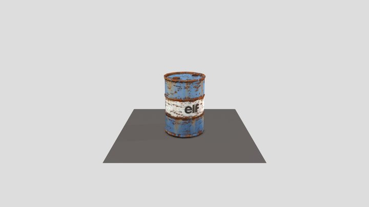 Lab Week 6 Oil Barrel 3D Model