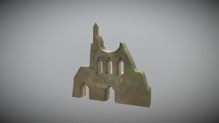 Byland Abbey 3D Model
