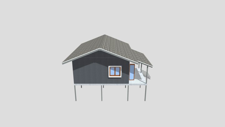 016 Smallhouse1f60m2 3D Model