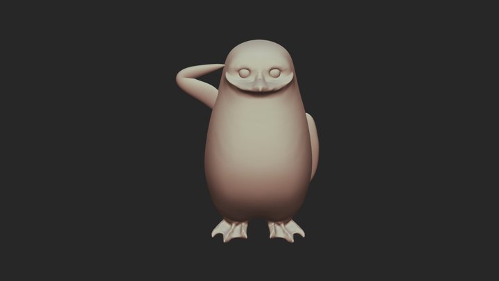 Pingwin 3D Model