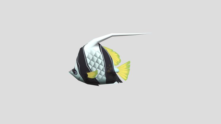 sea fish with anim 3D Model